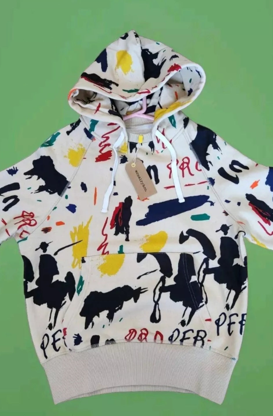 Mcnairy & Co. Splatter Hoodie S