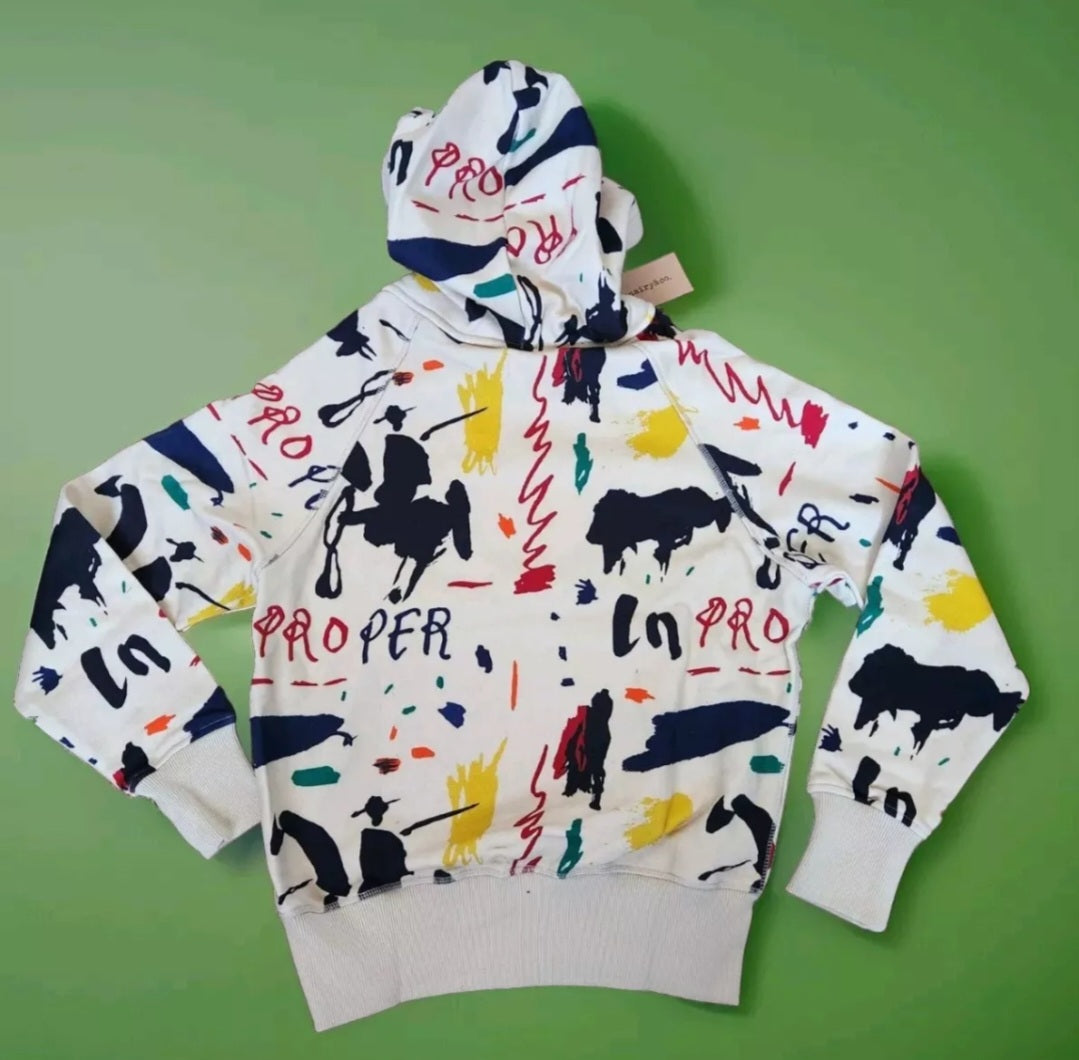 Mcnairy & Co. Splatter Hoodie S
