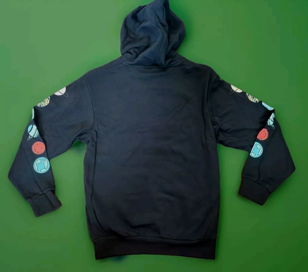 NASA Space Administraton Graphic Print Hoodie L