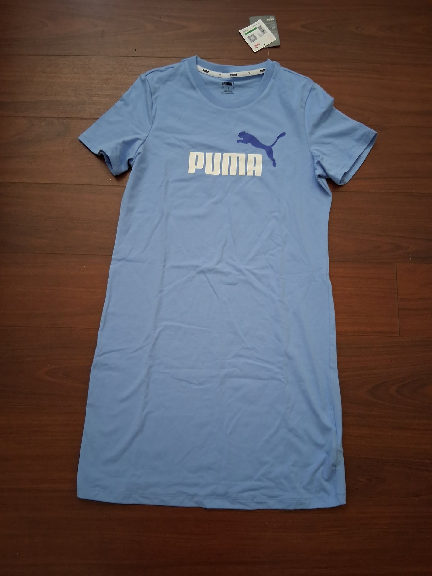 Puma Women's Blue T-Shirt Dress L