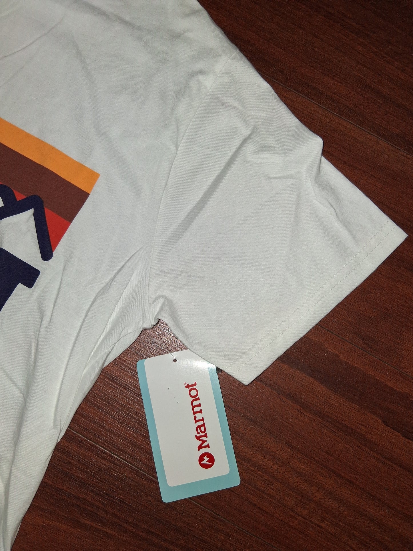 Men's Marmot White "Coastal" Tee M