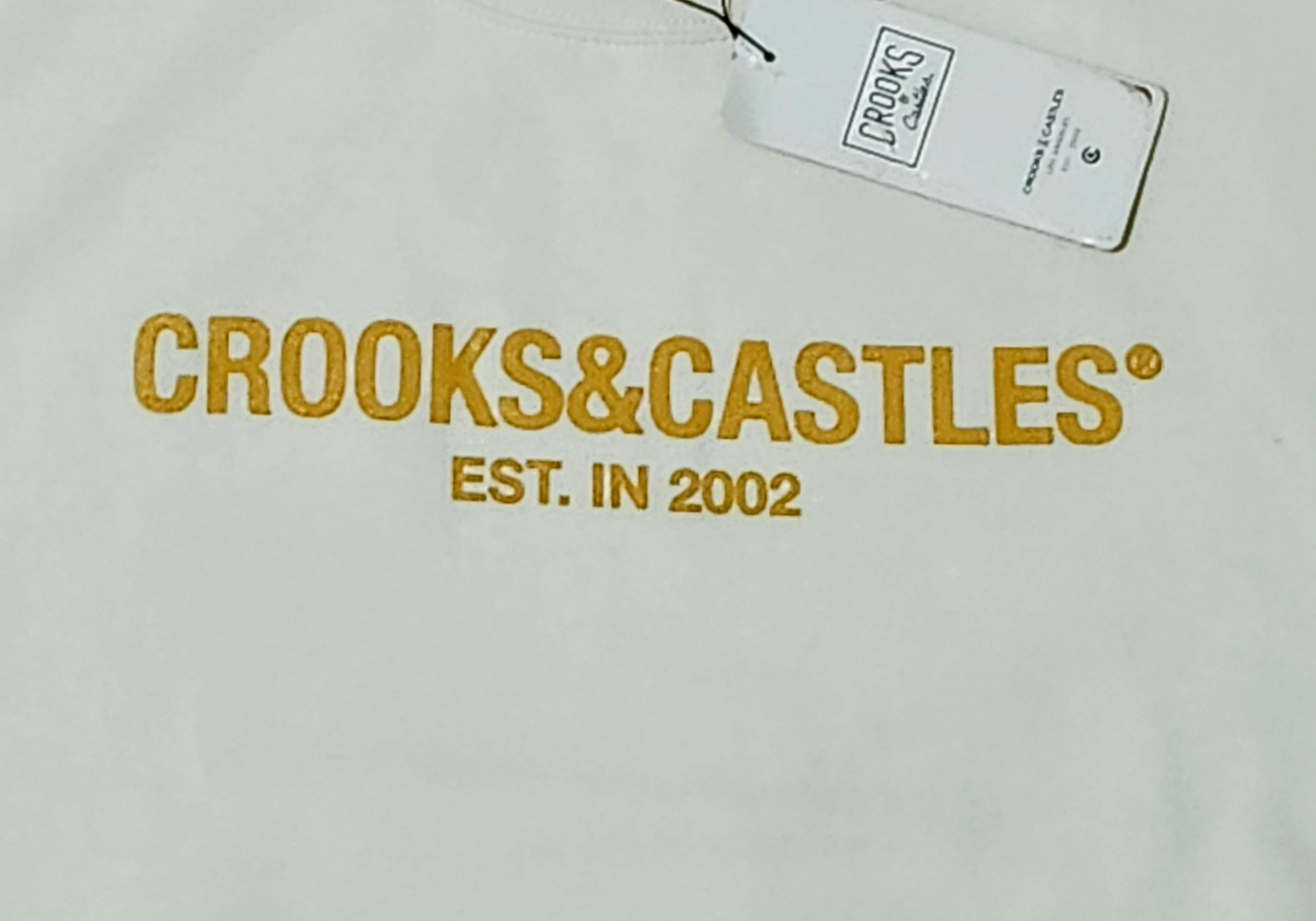 Crooks & Castles Men's Medusa Snake Graphic Crewneck Sweatshirt - Off white (NWT)