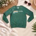 I Am The Hope, I Am The Dream" Green Graphic Crewneck Sweatshirt