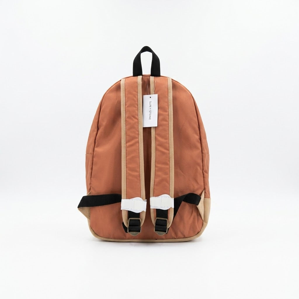 Sun + Stone Colorblock Minimalist Utility Backpack