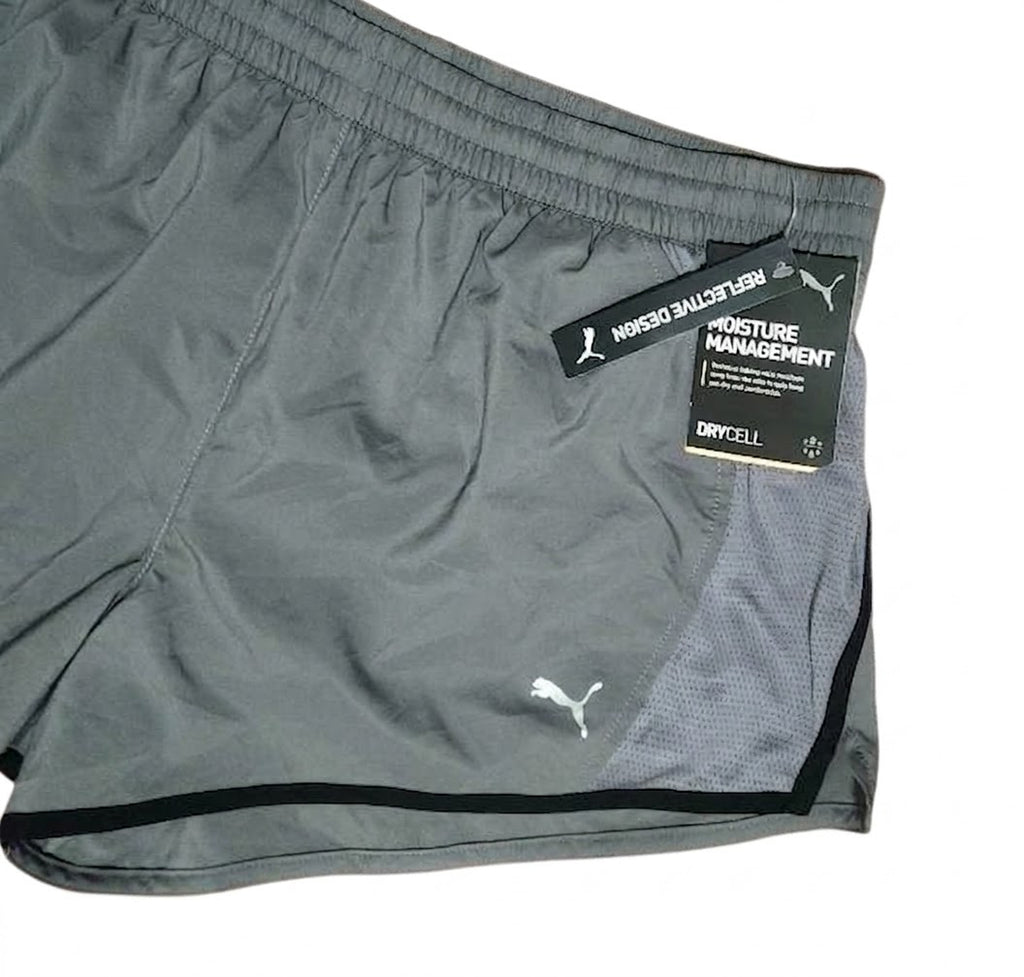 PUMA Women’s dryCELL Moisture-Wicking Running Shorts with Reflective