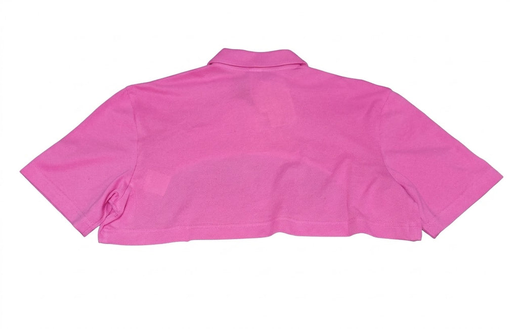 Reebok Vector Ultra-Cropped Arch Cutout Polo Shrug in Hot Pink Size Small