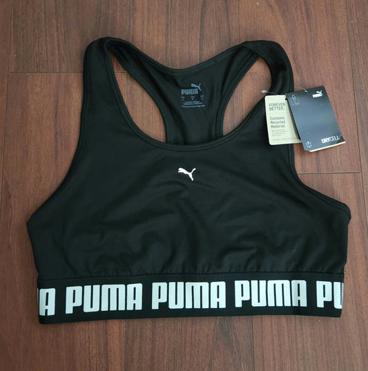 Black Puma Spots Bra Sz. L