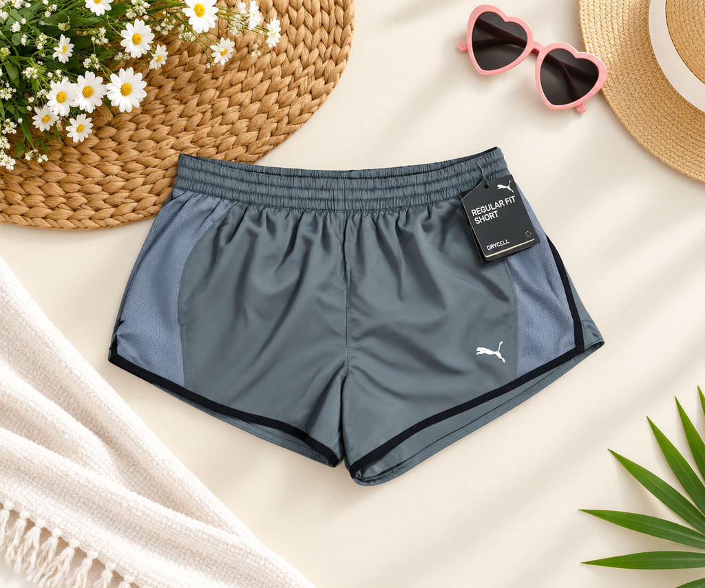 PUMA Women’s dryCELL Moisture-Wicking Running Shorts with Reflective