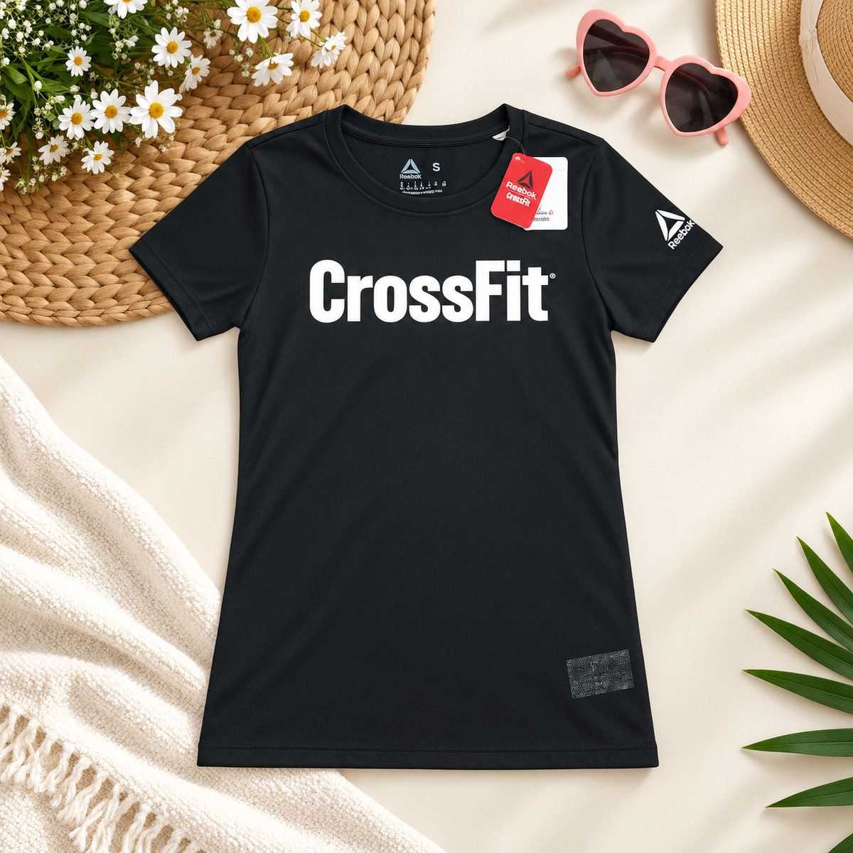 NWT Reebok CrossFit Women's Short Sleeve Graphic Workout T-Shirt -