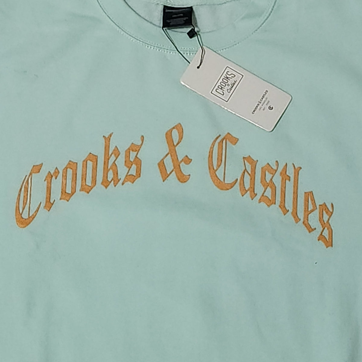 Mint Green Money Cherub Graphic Crewneck Sweatshirt | Streetwear Fleece Pullover