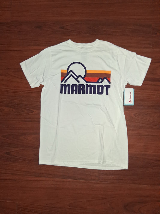 Men's Marmot White "Coastal" Tee L
