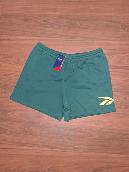 Reebok Men's Green Logo Shorts XL