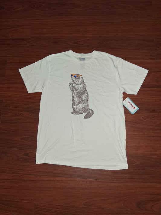 Men's Marmot White "Shades" Tee L