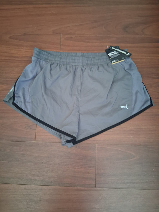 Puma Women's Gray Dry Cell Running Shorts L